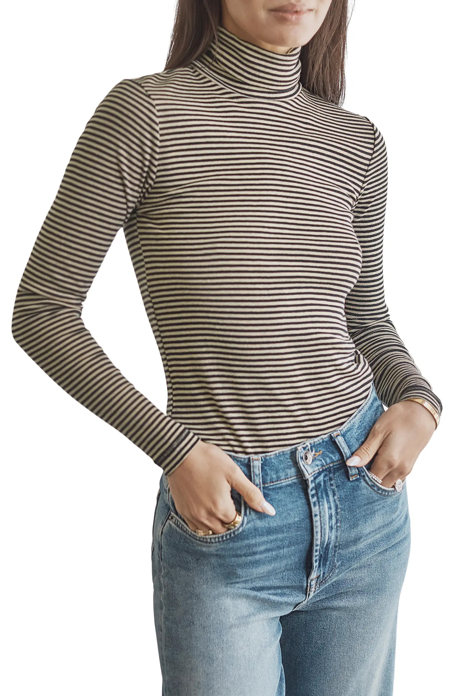 Splendid Cotton Blend Turtleneck | Nordstrom | Nordstrom