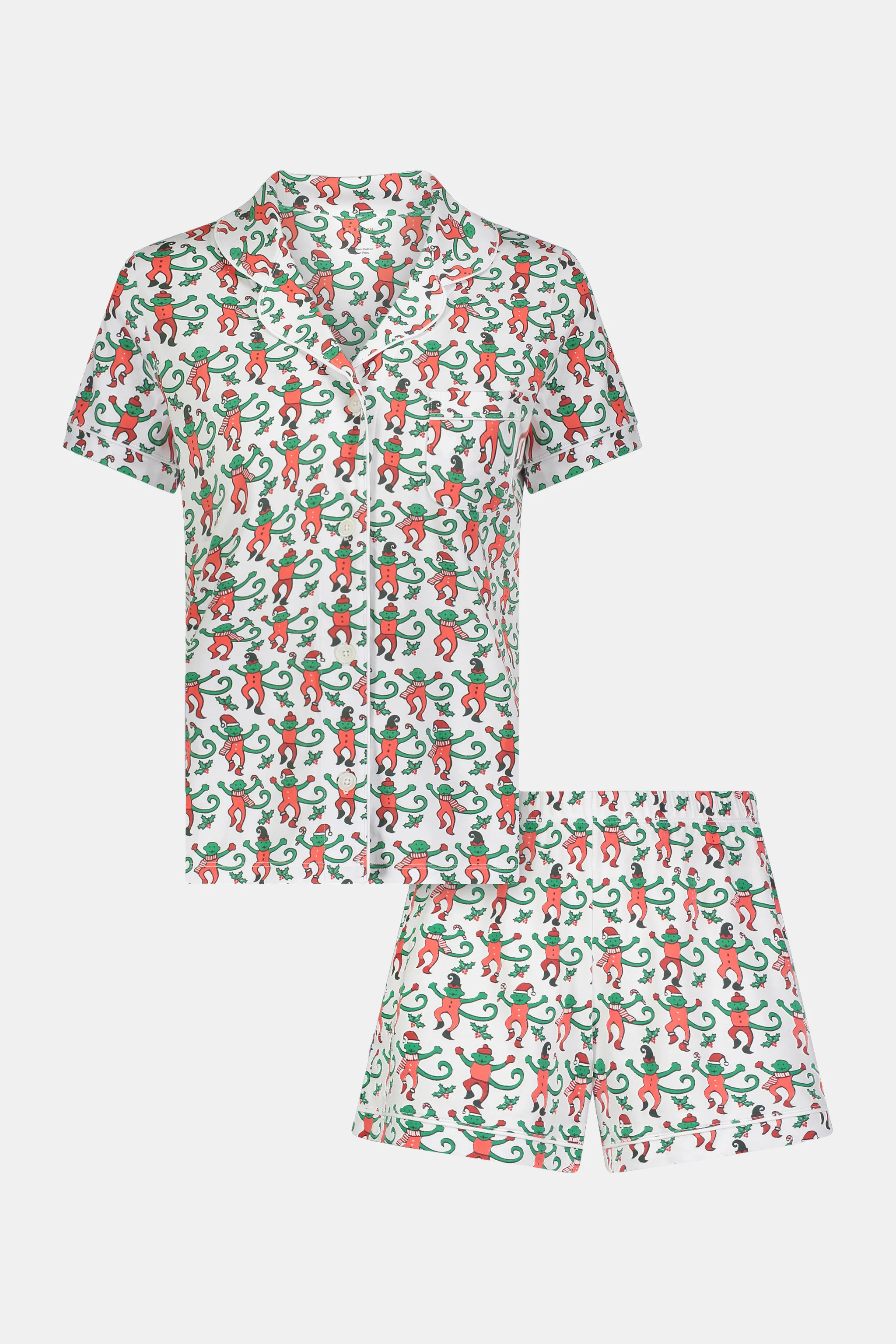 Monkey Mas Polo Pajama Set | Roller Rabbit | Roller Rabbit