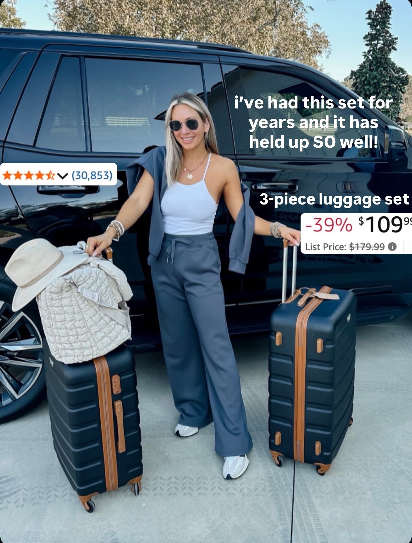 My favorite luggage set from Amazon! Amazing quality and at such a great price!

#LTKTravel #LTKmomlife #LTKSaleAlert