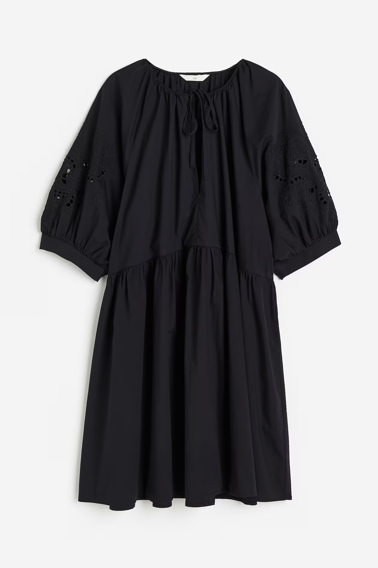 Jurk met broderie anglaise | H&M (DE, AT, CH, NL, FI)