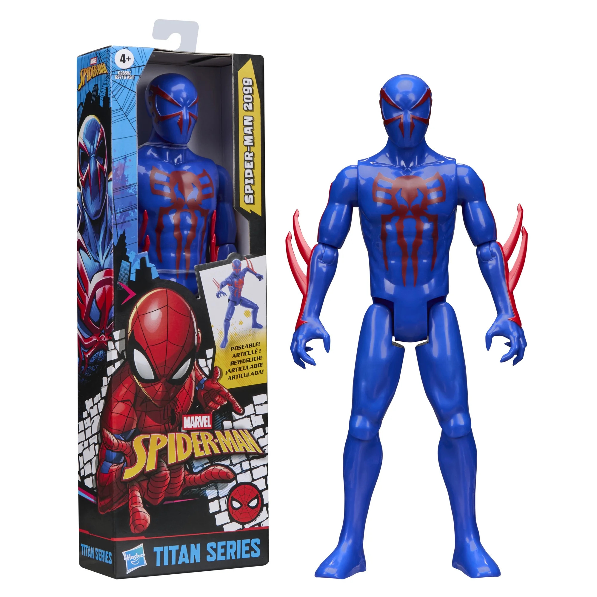 Marvel Spider-Man Titan Series Spider-Man 2099 Action Figure, 12”, Ages 4+ | Walmart (US)