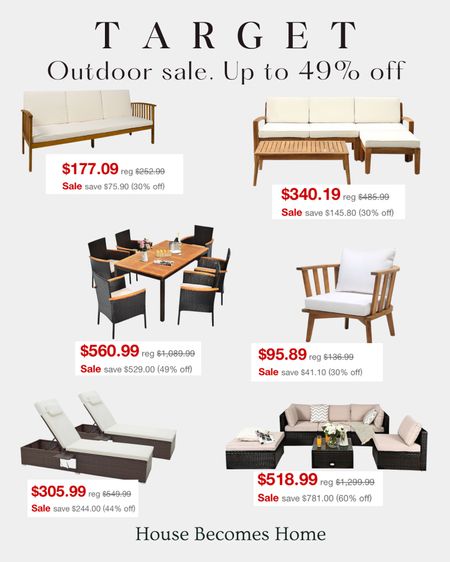 Target outdoor sale! Up to 49% off deals 

#LTKHome #LTKSeasonal #LTKSummerSales