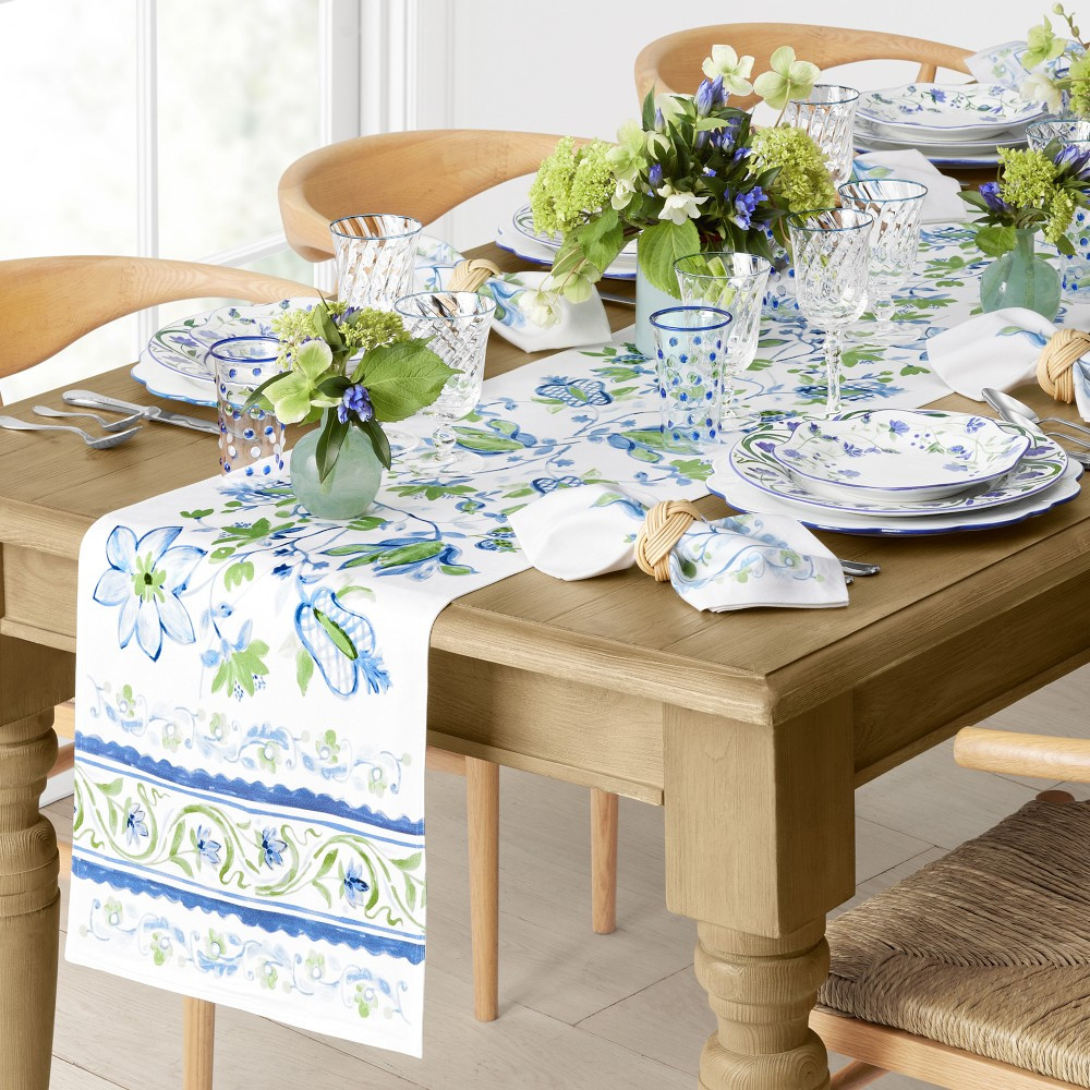 Painted Vine Table Runner | Williams-Sonoma
