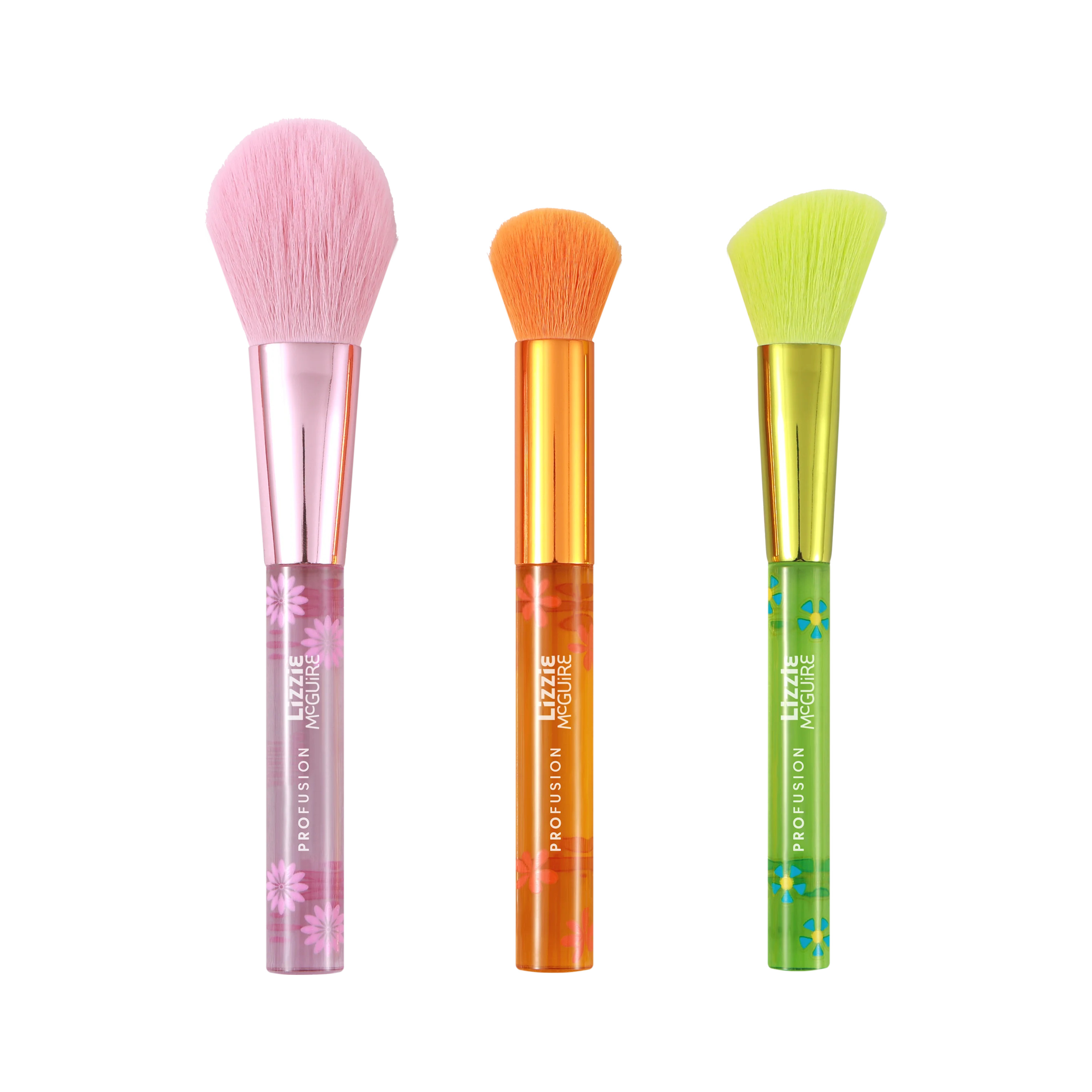 Profusion Cosmetics Lizzie McGuire - 3 PC Face Brush Set | Walmart (US)