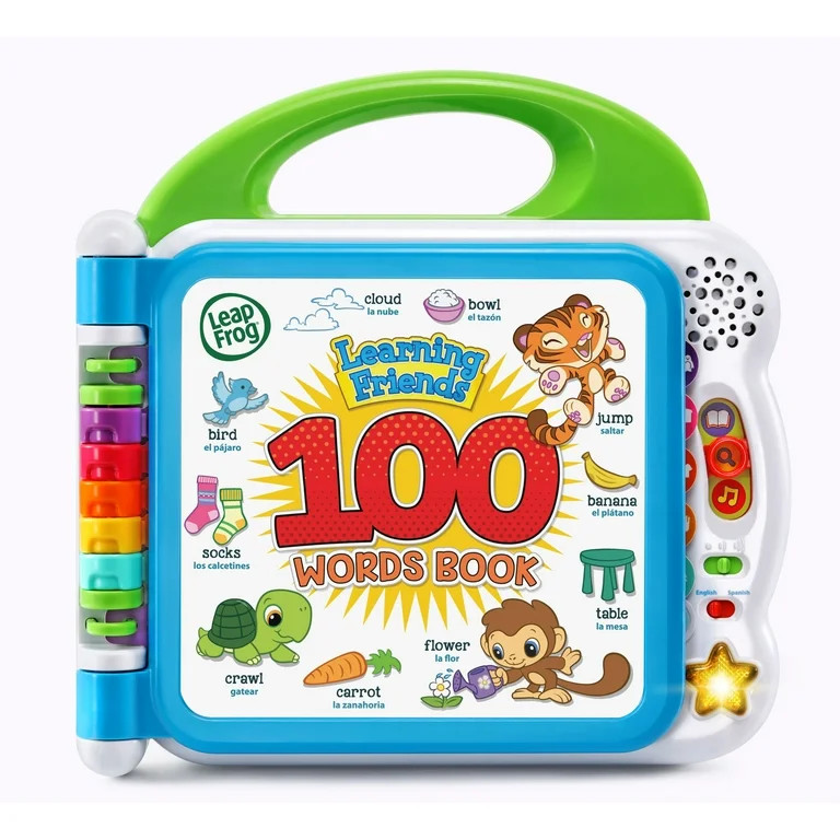 LeapFrog Learning Friends 100 Words Book Alphabet Toys Baby and Toddler Toys - Walmart.com | Walmart (US)