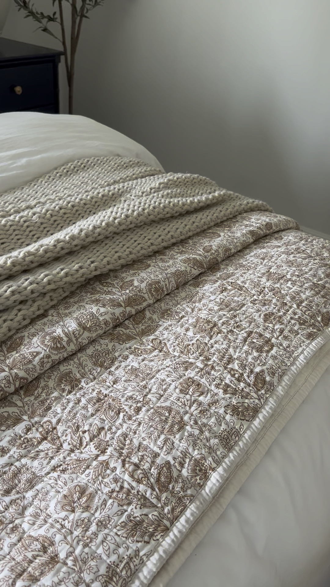 Chunky Knit Bed Blanket Casaluna™ curated on LTK