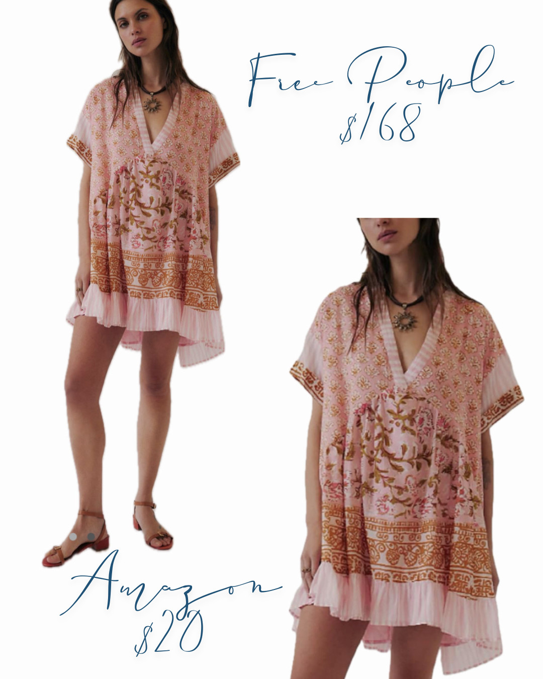 Free People look for less! Identical dresses for a fraction of the price on Amazon.

FP Agnes dress $168 / Amazon $20

free people / amazon / boho style / boho dresses / spring style / summer style / fashion save / dress for less

 

#LTKFindsUnder50 #LTKSaleAlert #LTKStyleTip