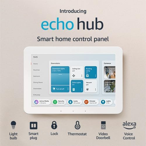 Introducing Echo Hub | 8” smart home control panel with Alexa | Compatible with thousands of de... | Amazon (US)