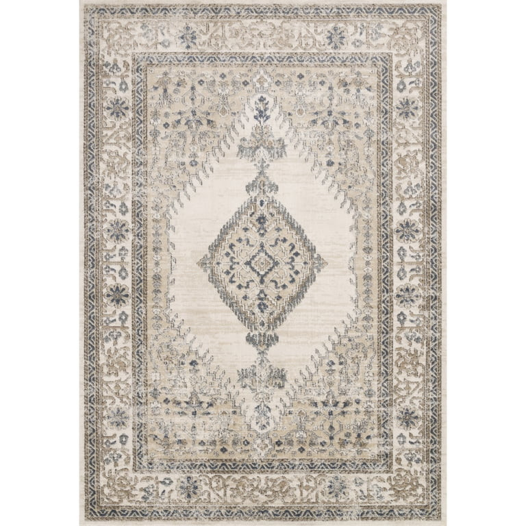 Loloi II Teagan Oriental Oatmeal / Ivory Area Rug | Walmart (US)