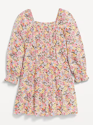 Long-Sleeve Fit and Flare Dress for Girls | Old Navy (US)