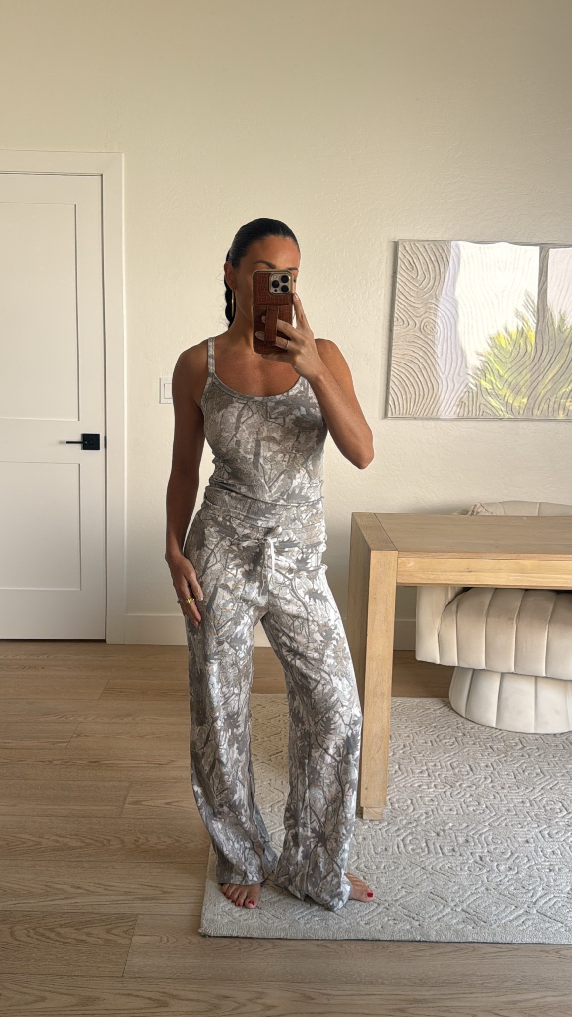 Tried on some new @Aritzia pieces today! 
Size small camo cami 
Size small lounge camo pants 

Lounge
Fall sets

#LTKgrwm #LTKdayinmylife #LTKootd