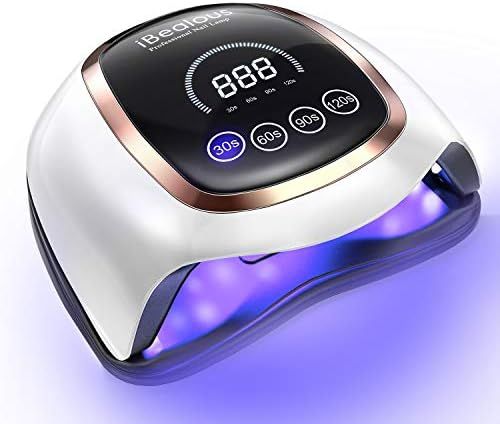 UV LED Nail Lamp, iBealous 168W Professional Fast Gel Nail Polish Dryer Curing Lamp for Gel Polis... | Amazon (US)