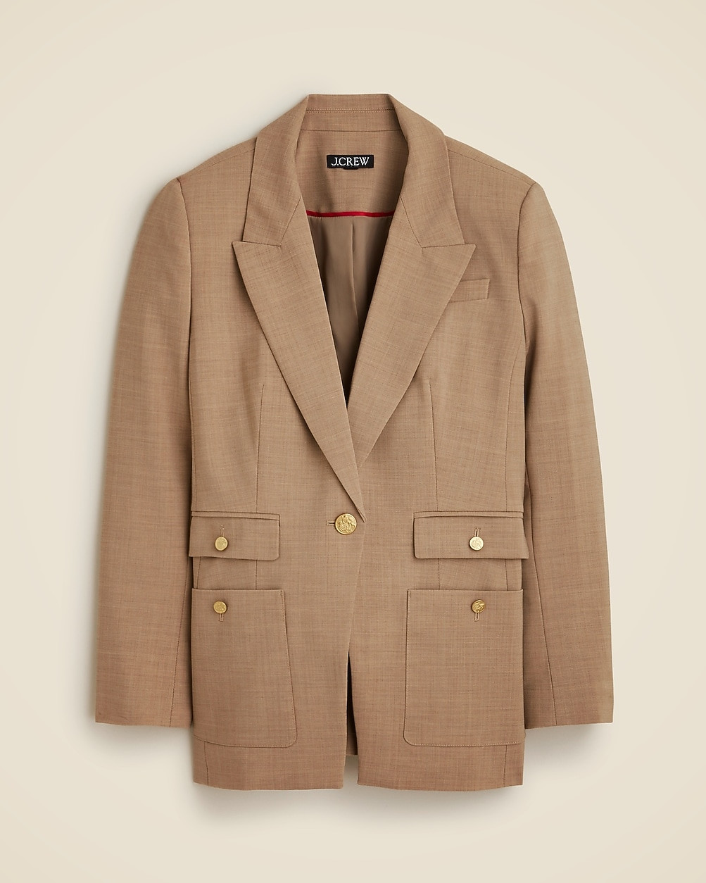 Vivienne blazer in Italian bi-stretch wool blend | J. Crew US