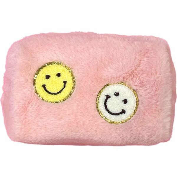 Smile Patch Pouch, Pink | Maisonette