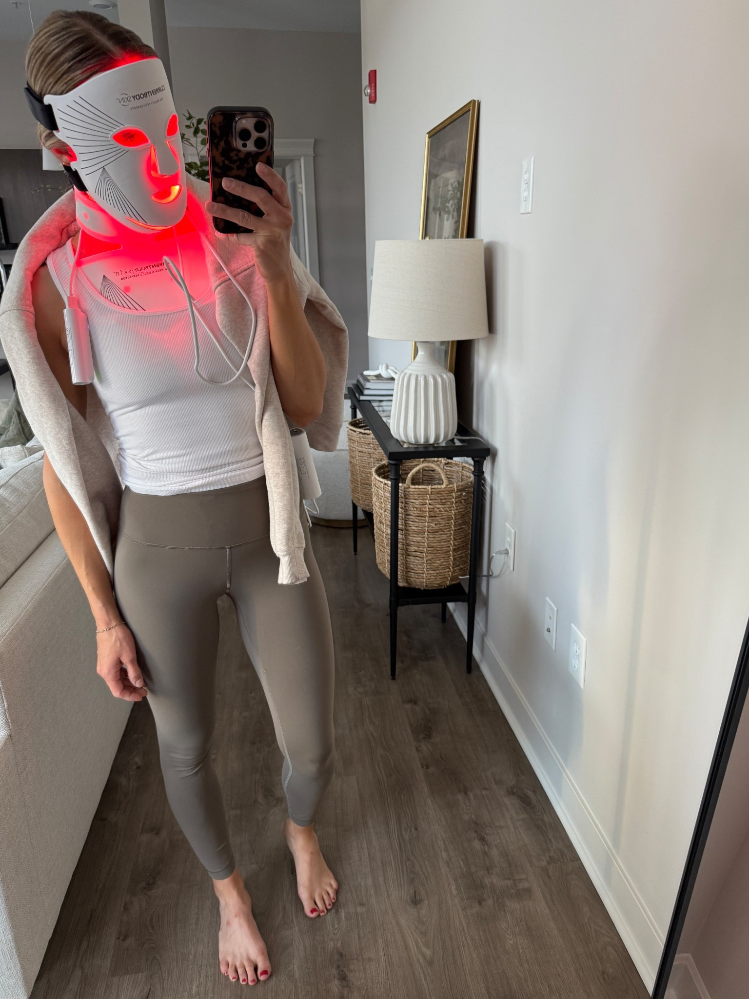 Wearing 4 leggings, small tank, small sports bra, small tank, small sweatshirt (Mask Code: LINDSEY10)

#LTKFindsUnder100 #LTKActive #LTKBeauty