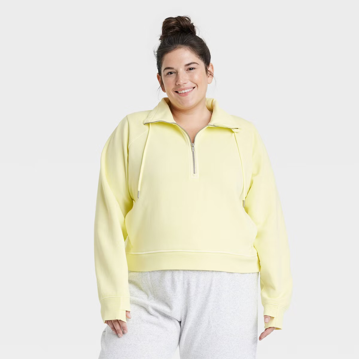 Women's Fleece Half Zip Pullover - All In Motion™ | Target