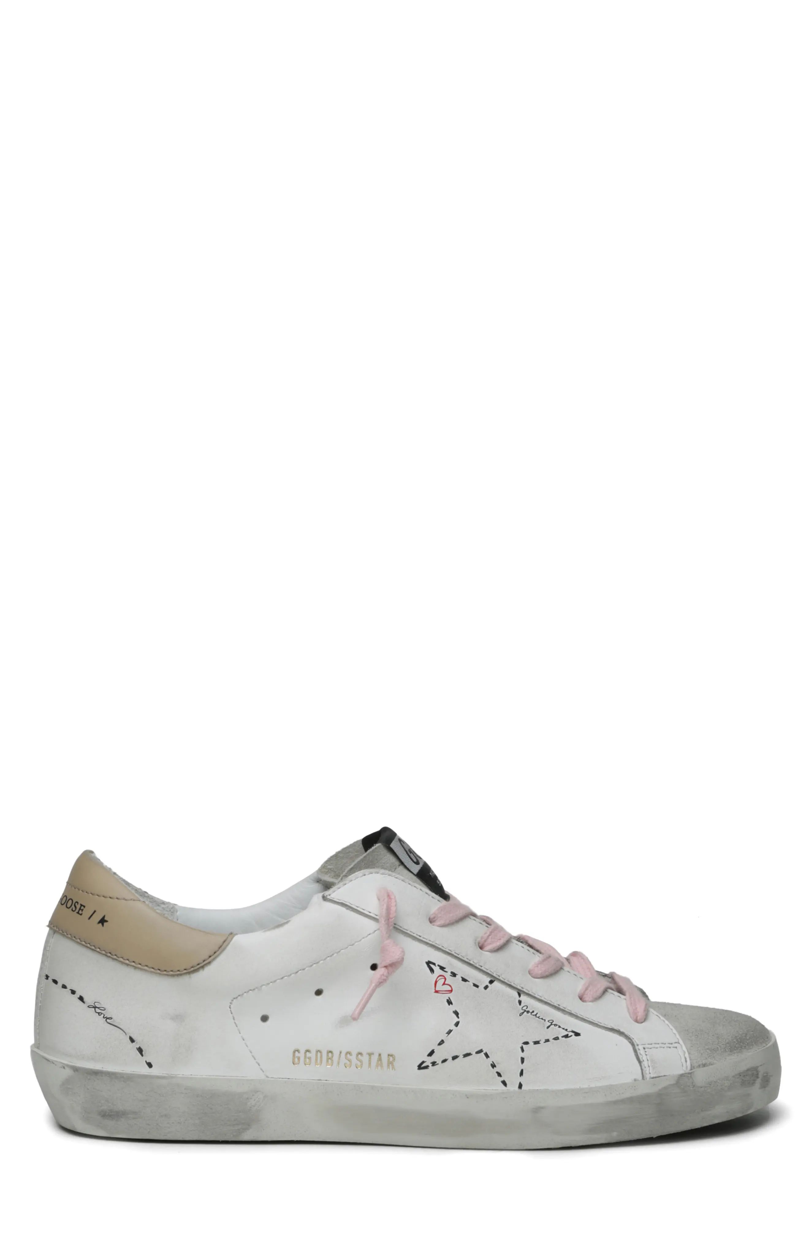 Women's Golden Goose Super-Star Low Top Sneaker, Size 8US - White | Nordstrom