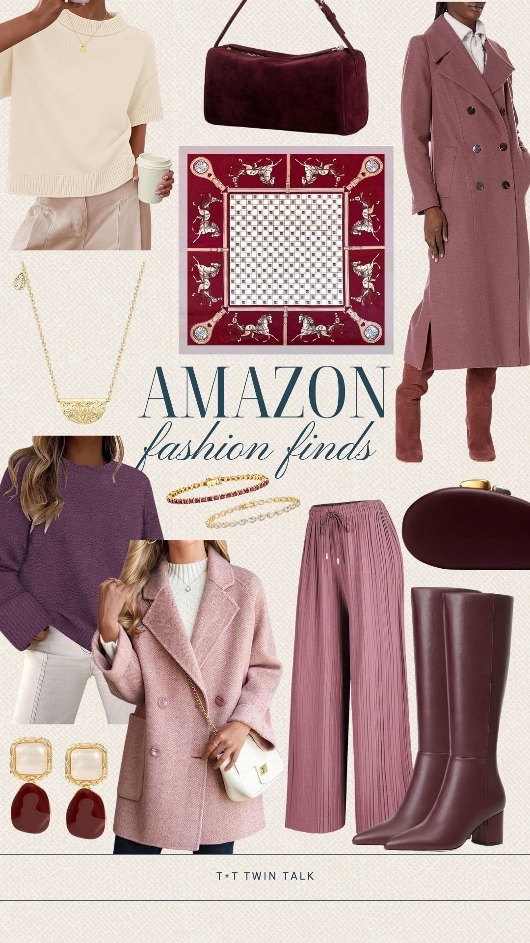 Love your style with these Amazon fashion finds. We are obsessed with these chunky knit sweaters, knee-high boots, and luxurious coats! Perfect to stay warm and cozy this winter season. We also included accessories to help complete your look! 

#LTKSeasonal #LTKOver40 #LTKMidsize