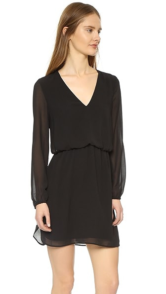 V Neck Blouson Dress | Shopbop