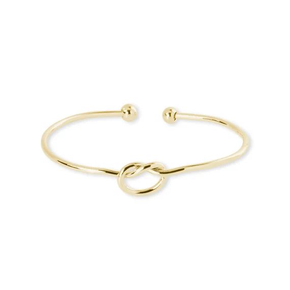 Love knot bangle GOLD, knot, silver cuff, knot cuff, pretzel bracelet, love knot bangle | Etsy (US)