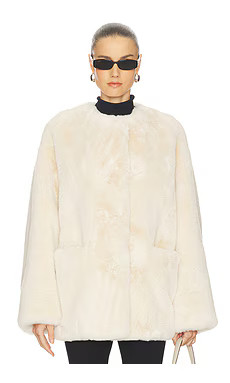L'Academie By Marianna Aja Jacket in Ivory from Revolve.com | Revolve Clothing (Global)