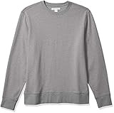 Amazon Essentials Men's Long-Sleeve Lightweight French Terry Crewneck Sweatshirt, Grey, XX-Large | Amazon (US)