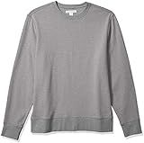 Amazon Essentials Men's Long-Sleeve Lightweight French Terry Crewneck Sweatshirt, Grey, XX-Large | Amazon (US)