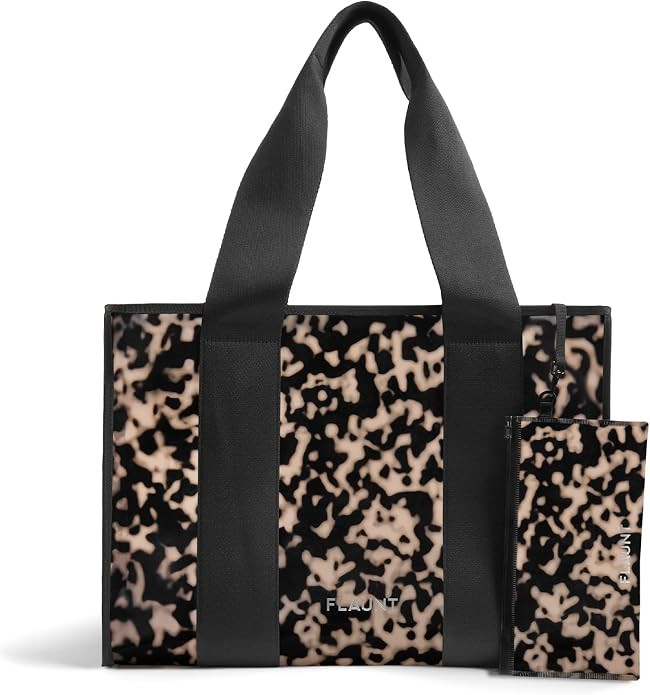FLAUNT Everyday Tote Bag with Phone Pouch for Women - Lightweight, Airline Approved, Easy To Carr... | Amazon (US)