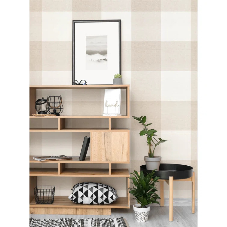 Marquett Peel & Stick Gingham Tile | Wayfair North America