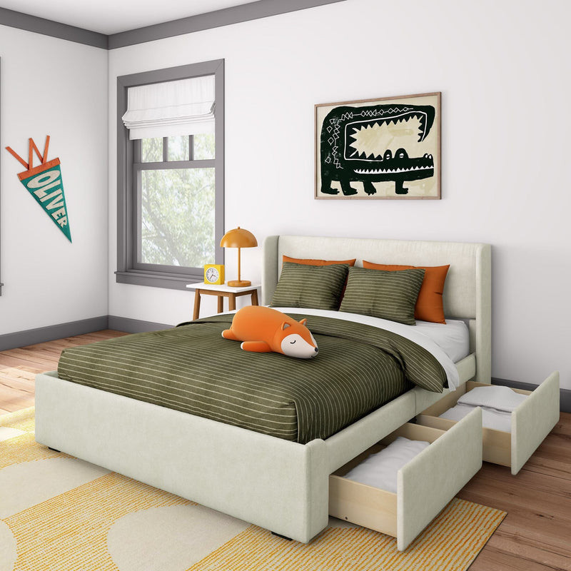 Nicholas Upholstered Queen Bed | max & lily