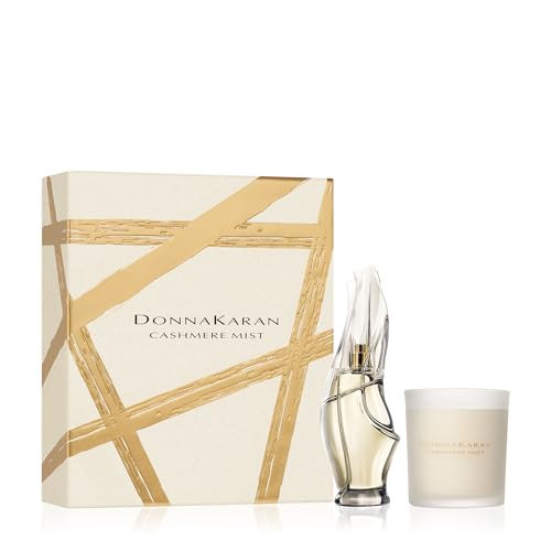 Donna Karan Cashmere Mist Eau de Parfum 2 Piece Gift Set For Women - Perfume Spray 1.7 Fl. Oz. & Candle 5.5 Oz. | Amazon (US)