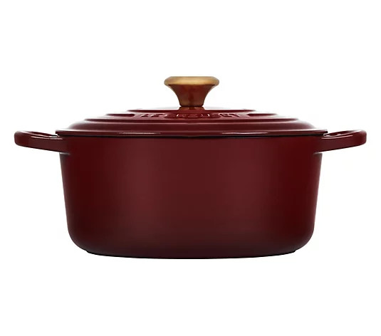 Le Creuset Signature Cast Iron 5.5-Qt Round Dutch Oven - QVC.com | QVC