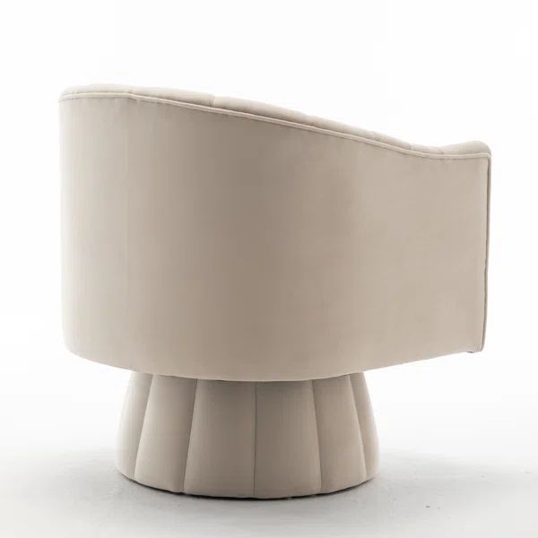 Murrow Upholstered Swivel Barrel Chair | Wayfair North America