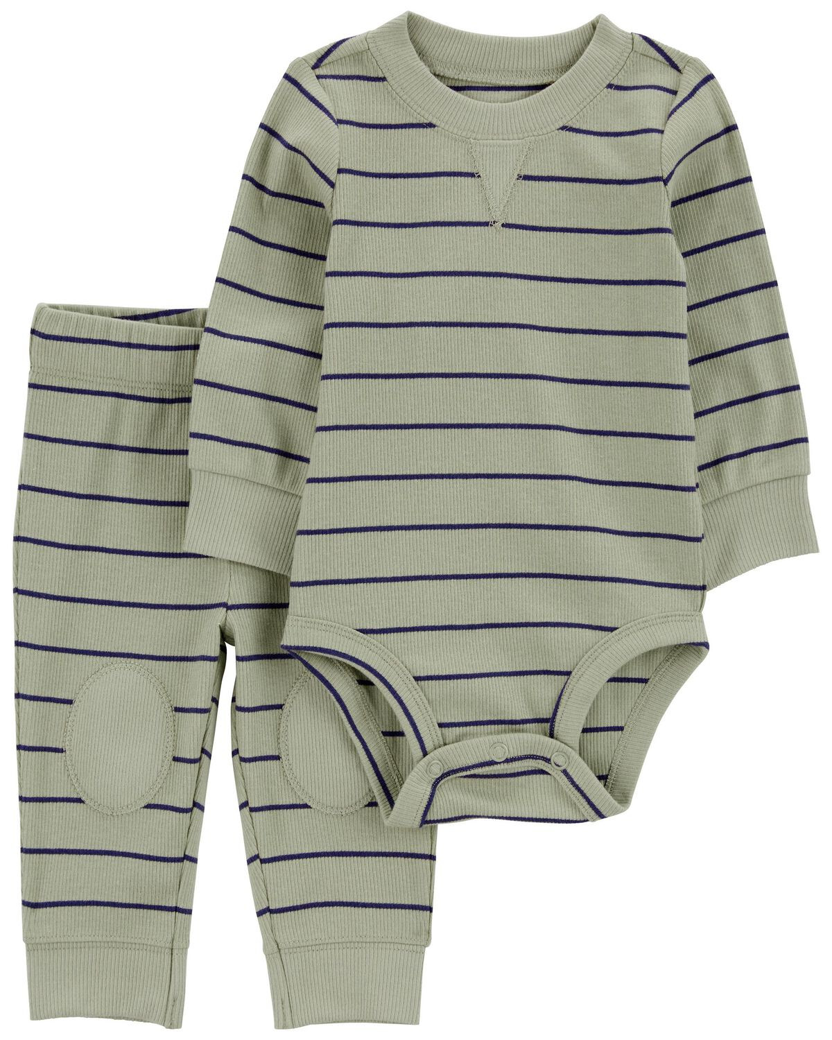 Baby 2-Piece Striped Bodysuit Pant Set | Carter's Inc
