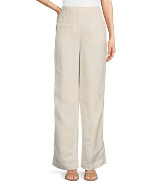 Calvin Klein Linen Blend Straight Leg Pants | Dillard's | Dillard's