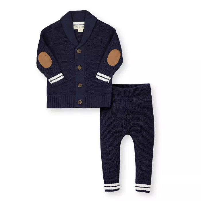 Hope & Henry Layette Cardigan and Sweater Leggings Set, Infant | Target