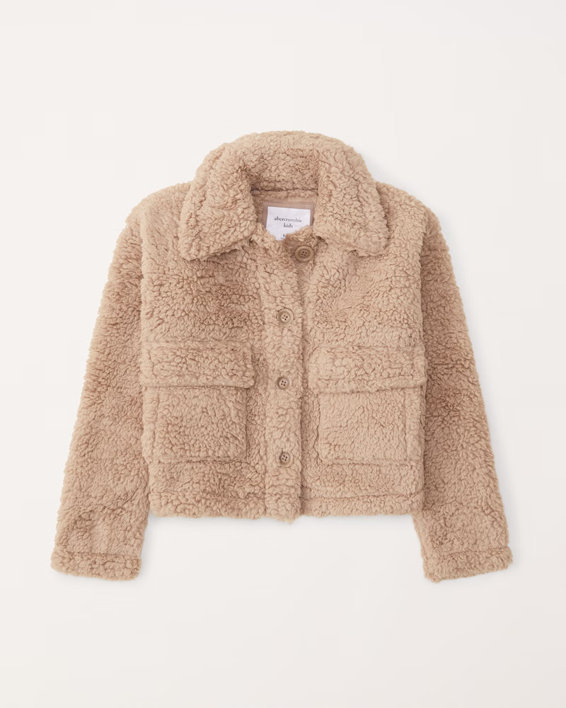sherpa shacket | Abercrombie & Fitch (US)