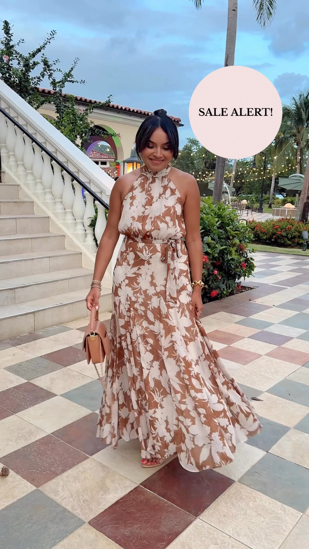 Floral dress size 0 TTS - prefer to wear a low to medium heel with this length. A little long on me with flats. 
Clear heels size 5 TTS

#LTKSaleAlert #LTKStyleTip #LTKPetite