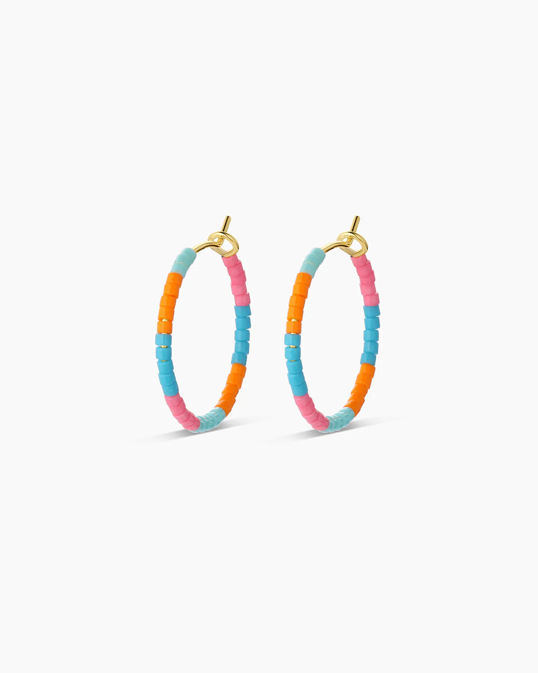 Gigi Stripe Hoops | Gorjana