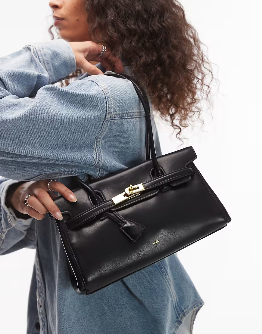 JW PEI Yara tote shoulder bag in black | ASOS (Global)