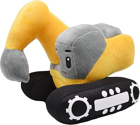 Soft Excavator Stuffed Construction Toy Super Cute Plush Digger Trucks Excellent Gifts for Kids o... | Amazon (US)