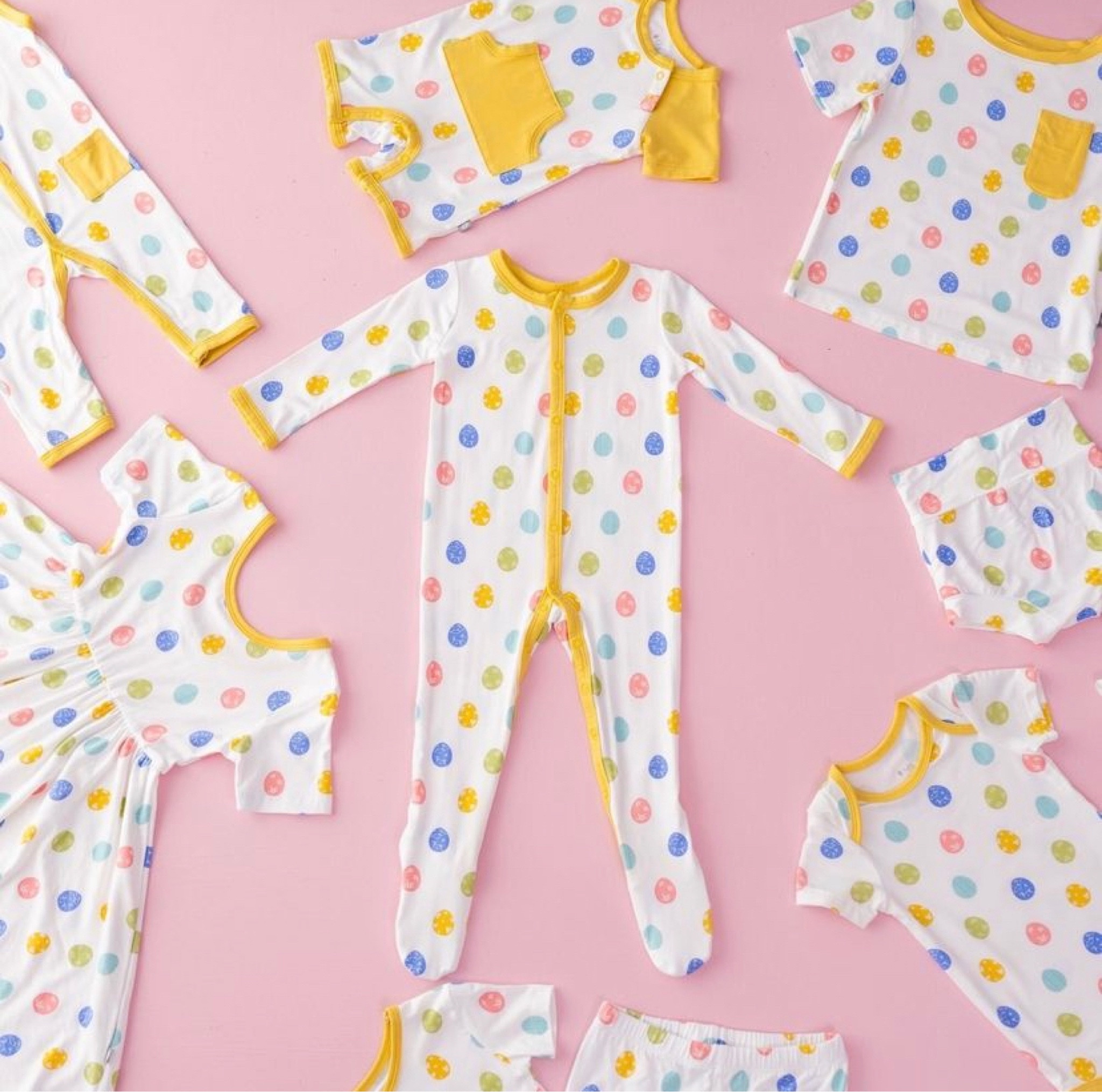 Easter is around the corner and Kyte Baby has come out with this beautiful line of baby, toddler and me colorful egg print 🥚 I love how bright and vibrant the color of the eggs are, and that POP of yellow 😍

#kytebaby #easter #easterfashion #fashion #babyfashion #babyclothes #familyfashion #babyandme #mommyandme #babyboyclothes #babygirlclothes #toddlerfashion 

#LTKbaby #LTKfamily #LTKSeasonal