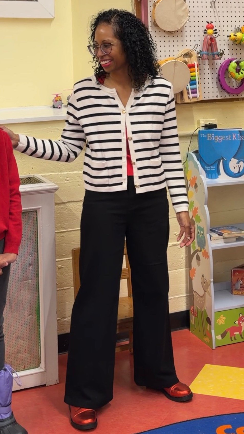 What I wore to meet the mayor of New York City!!! Found on Amazon , cardigan , black wide leg jeans super comfy and great transition to Spring pieces , business casual, work outfit 

#LTKSaleAlert #LTKTravel #LTKootd