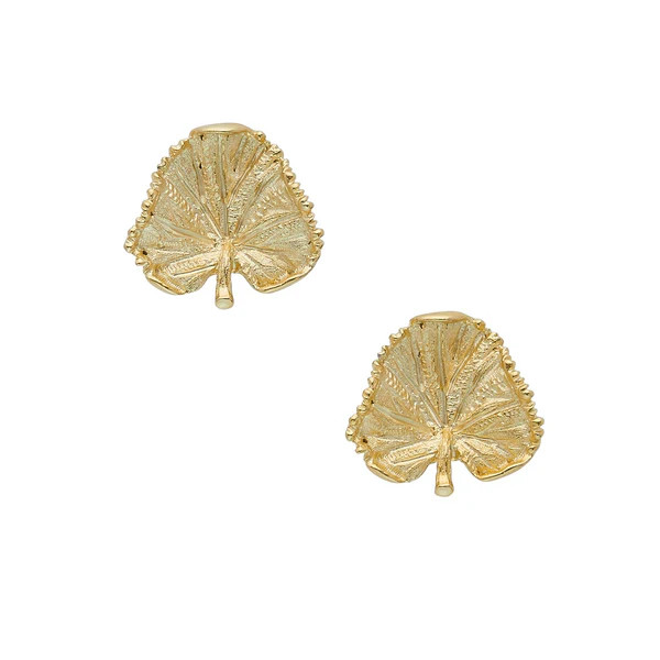 Lily Pad Studs | Susan Shaw