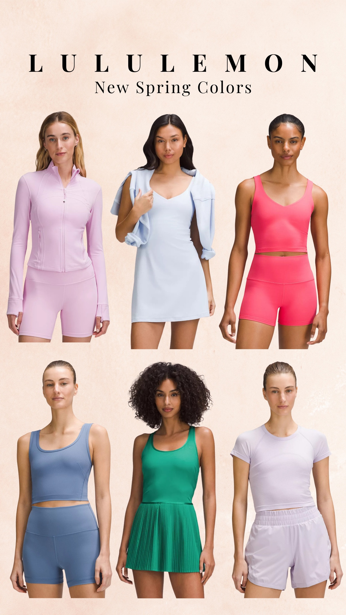 New lululemon colors I am loving for spring!! 

#LTKfitness #LTKActive