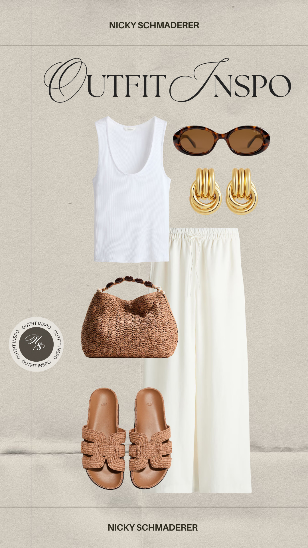 All white outfit idea for summer! Love using accessories to elevate the look

#LTKootd #LTKgrwm #LTKdayinmylife