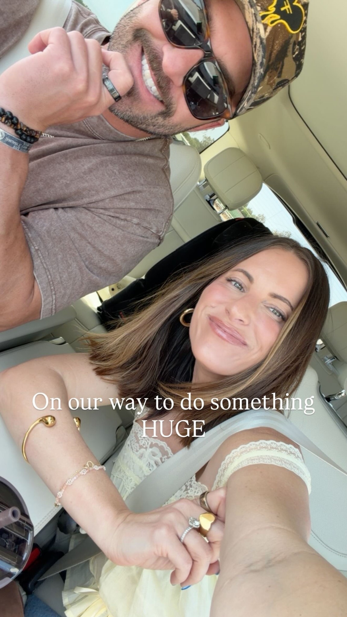 On our way to do something HUGE

Bracelet and ring are from Louise Carter 