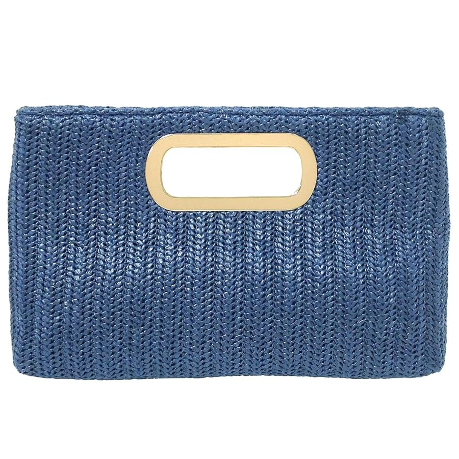 Top Handle Straw Clutch | Amazon (US)
