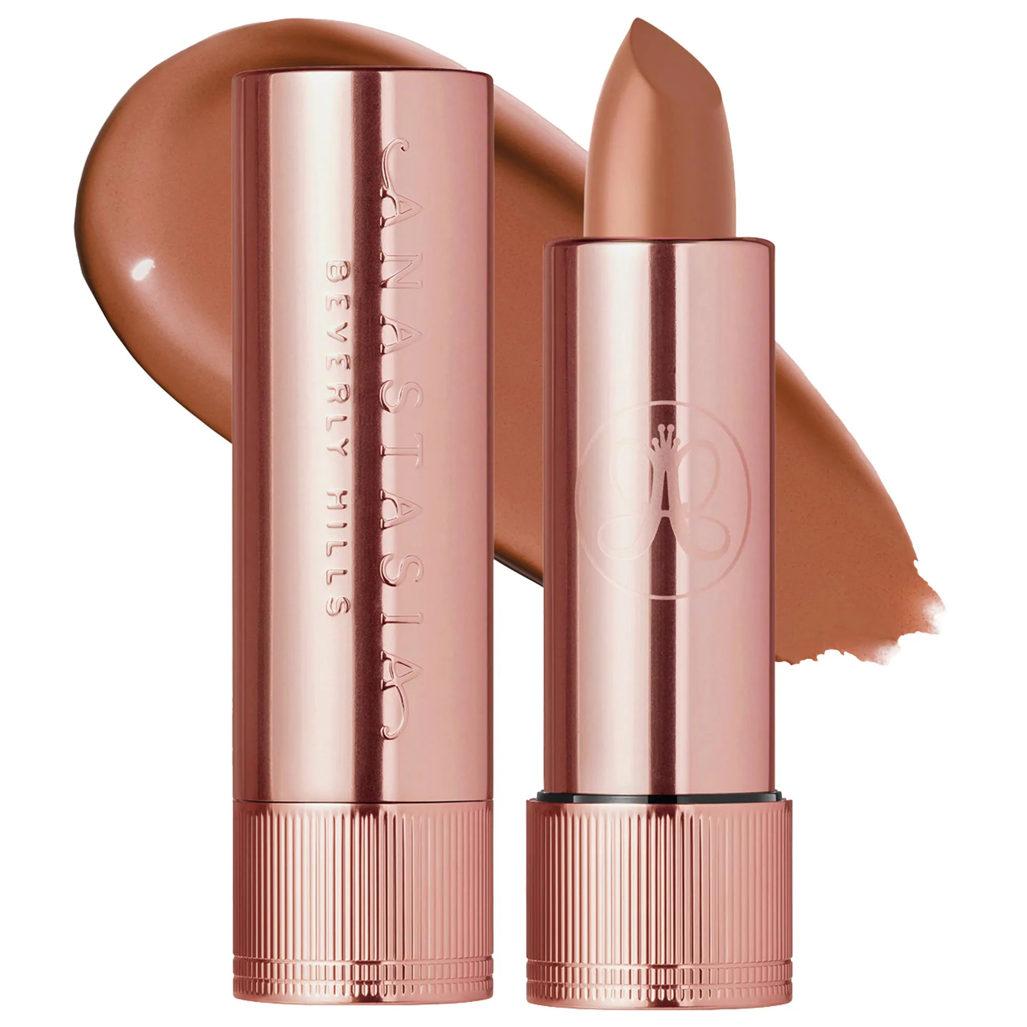 Anastasia Beverly Hills Full-Pigment Matte & Satin Velvet Lipstick Soft Brown 0.10 oz/3 g | Sephora (US)