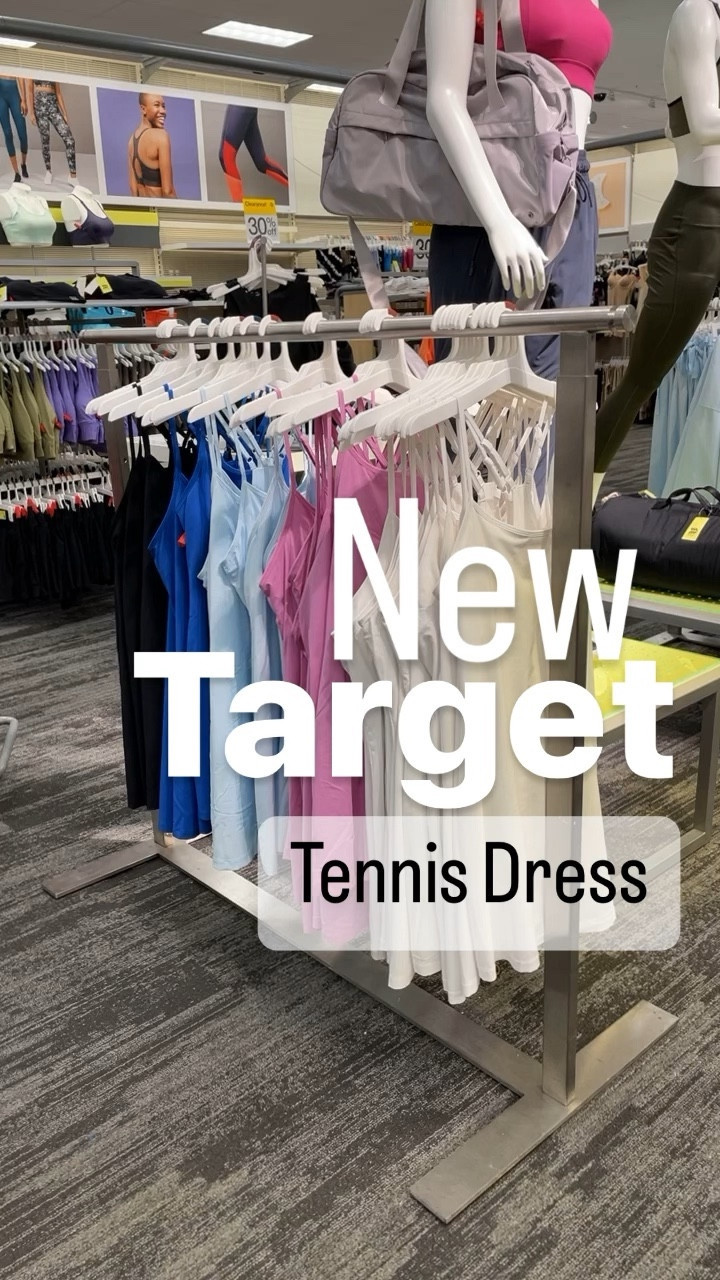 What do you think?! New #target arrival. Super comfy with built in shorts. Check my stories for a full try on, comment below or link in bio ✨ 
.
#targetstyle #targetfashion #sharemytargetstyle #tennisdress #workoutclothes #fitnessclothing

#LTKunder50 #LTKsalealert #LTKfit